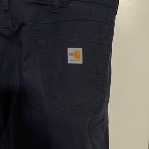 Carhartt FR Navy Blue Pants 38x34